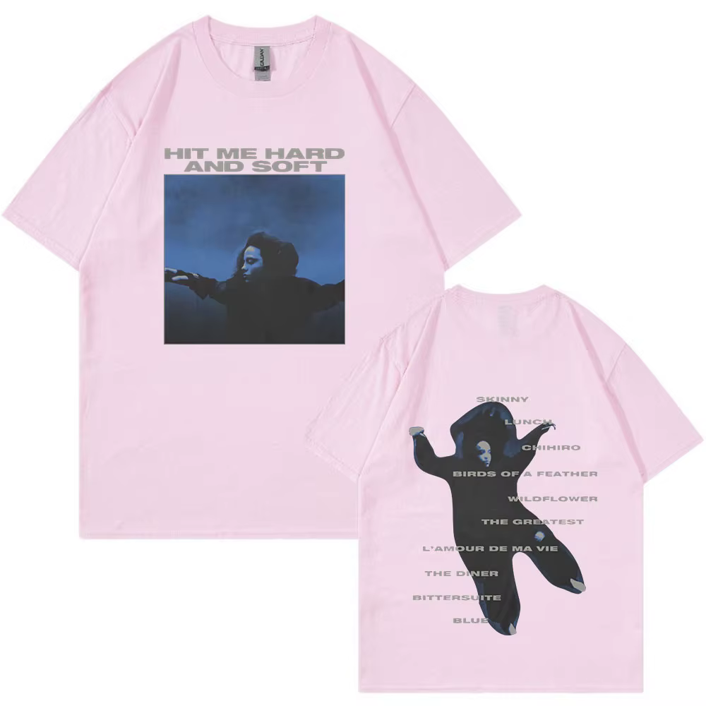 Hit Me dur et doux 2024 Tour Concert T-shirts hommes femmes mode Hip Hop T-shirt 100% coton ample décontracté à manches