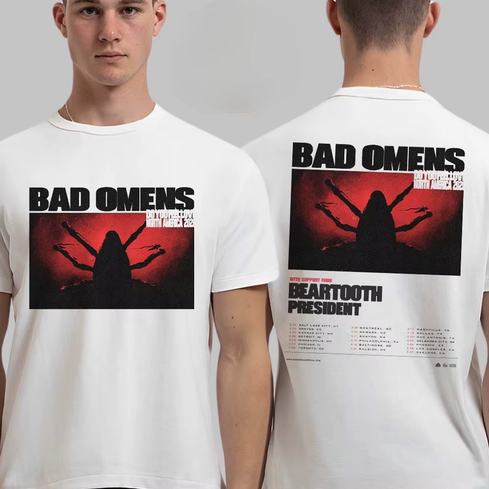 T-shirt unisexe en coton Hot Bad Omens