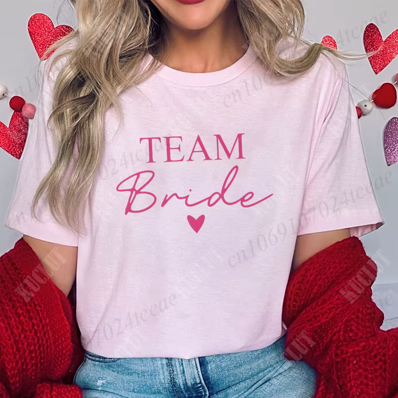 T-shirt de fête prénuptiale pour femmes