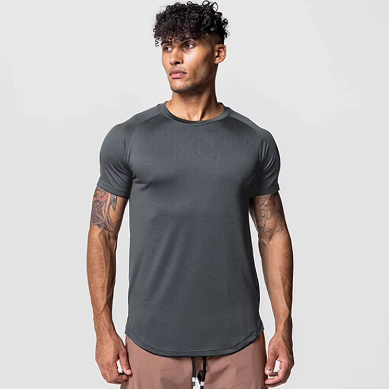 Hommes Gym Jogging T-Shirts Compression à séchage rapide Sport