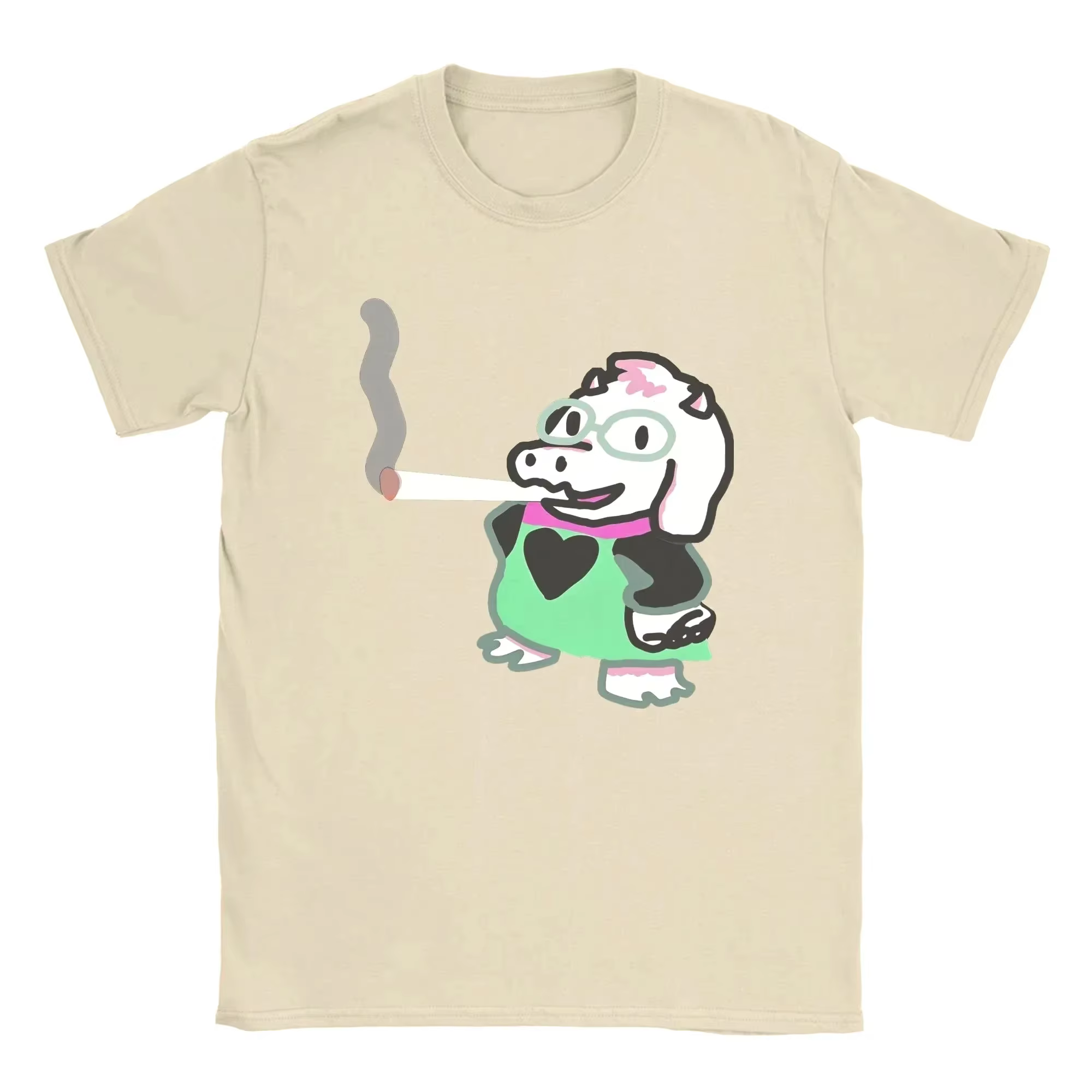 T-shirt de jeu Deltarune Beach Ralsei Blunt pour hommes et femmes