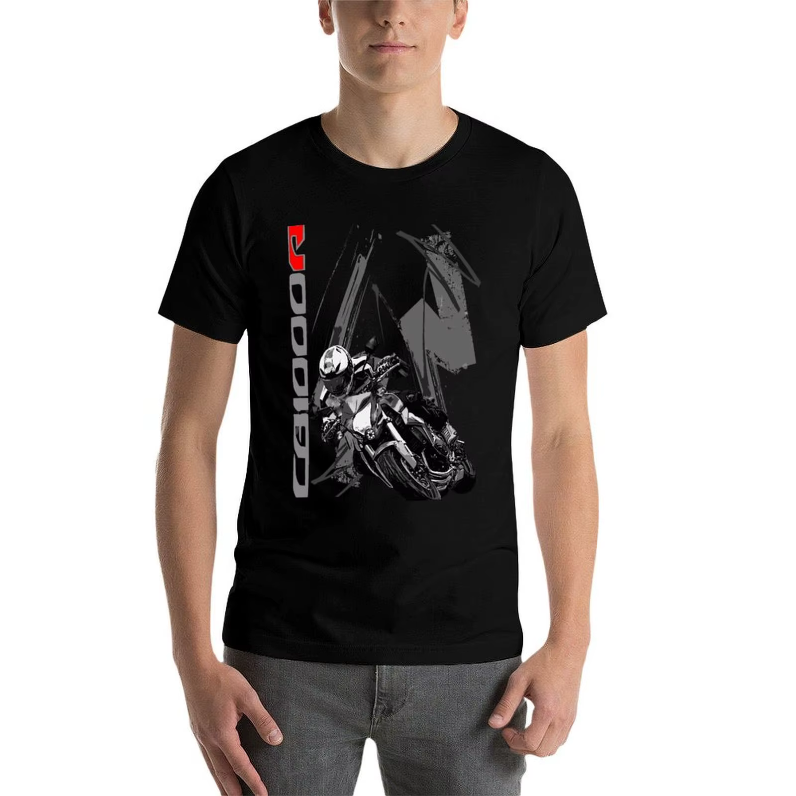 T-shirt graphique surdimensionné pour hommes
