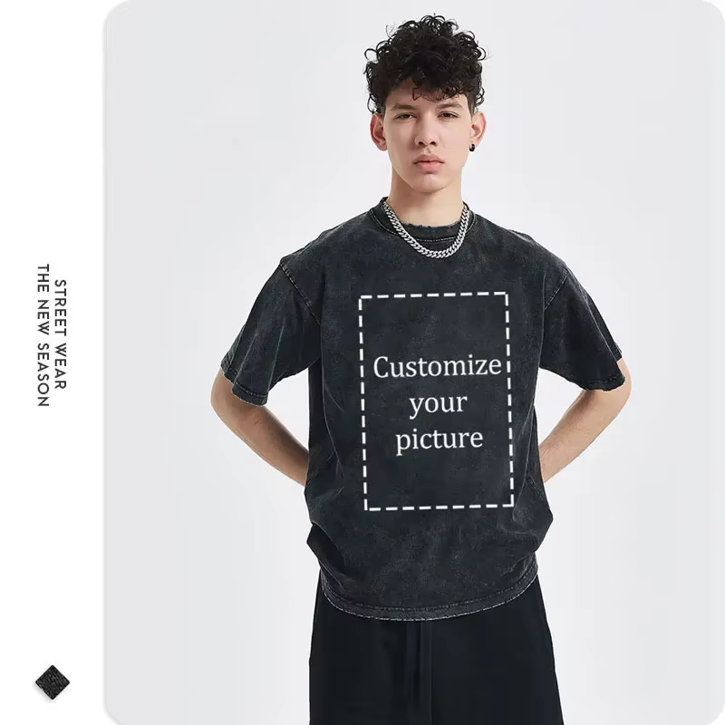 T-Shirt Vintage à Manches Courtes pour Homme et Femme
