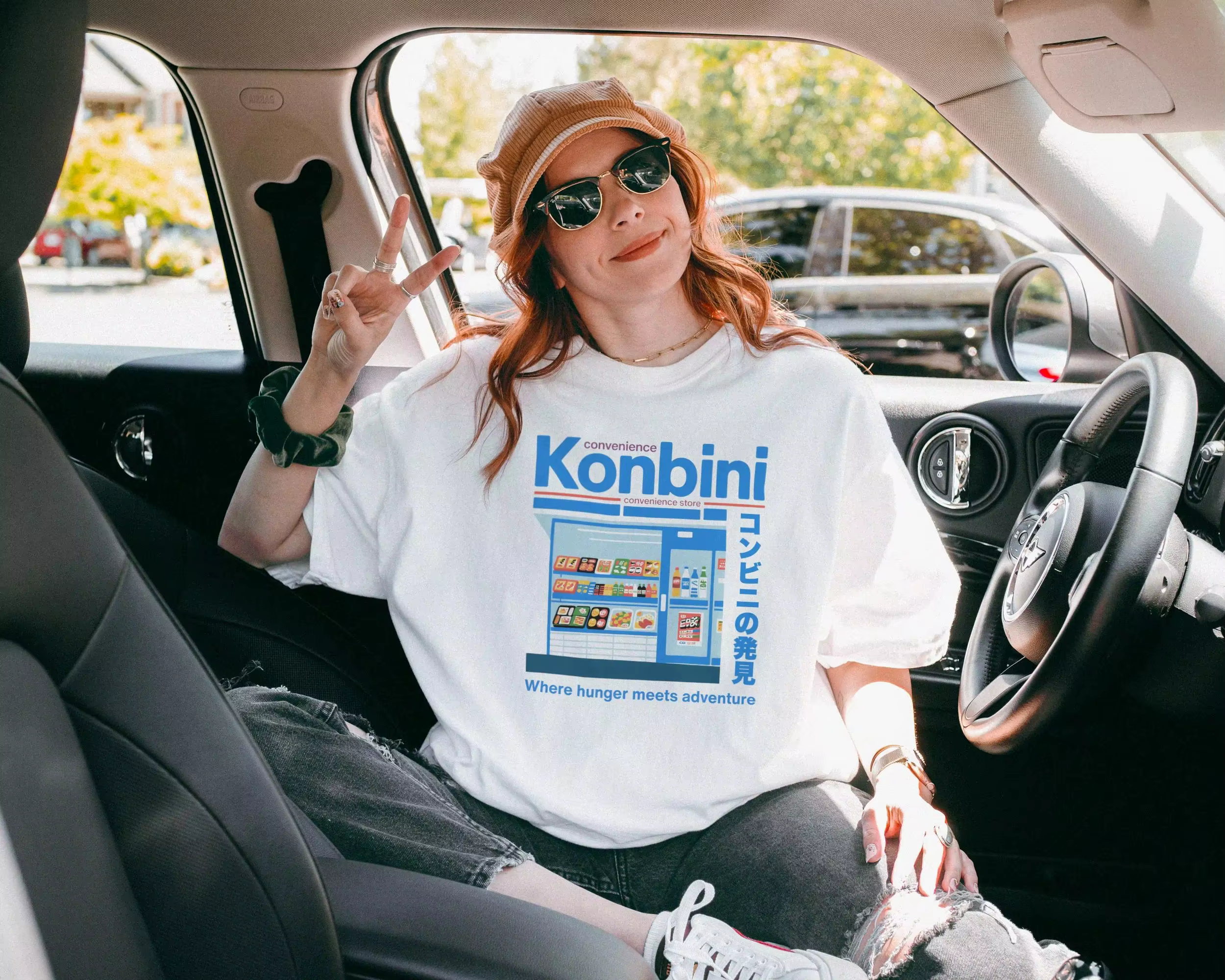 T-shirt du magasin de commodité japonais