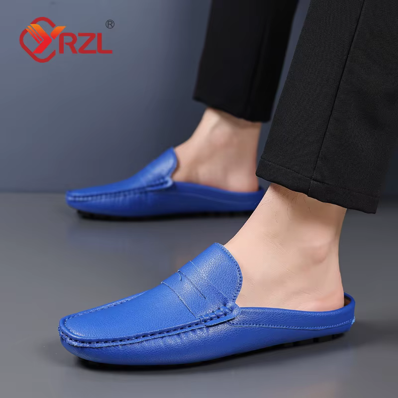 Mocassins d'été en cuir PU pour homme