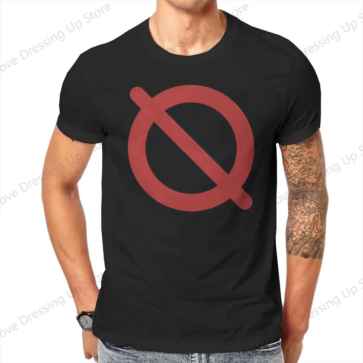 100% Coton T-shirt t shirt hommes Nuit dans les Bois Été Respirant Rue Manches Courtes Haut S-6XL