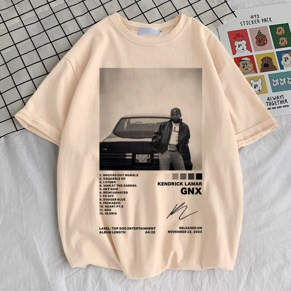 Kendrick Lamar Lammar chemise femmes 80s streetwear