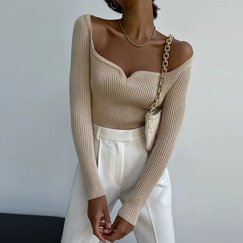 Pull tricoté pour femmes