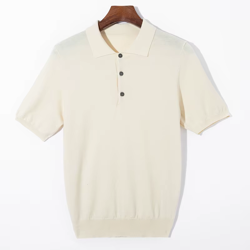 Polo à manches courtes pour hommes