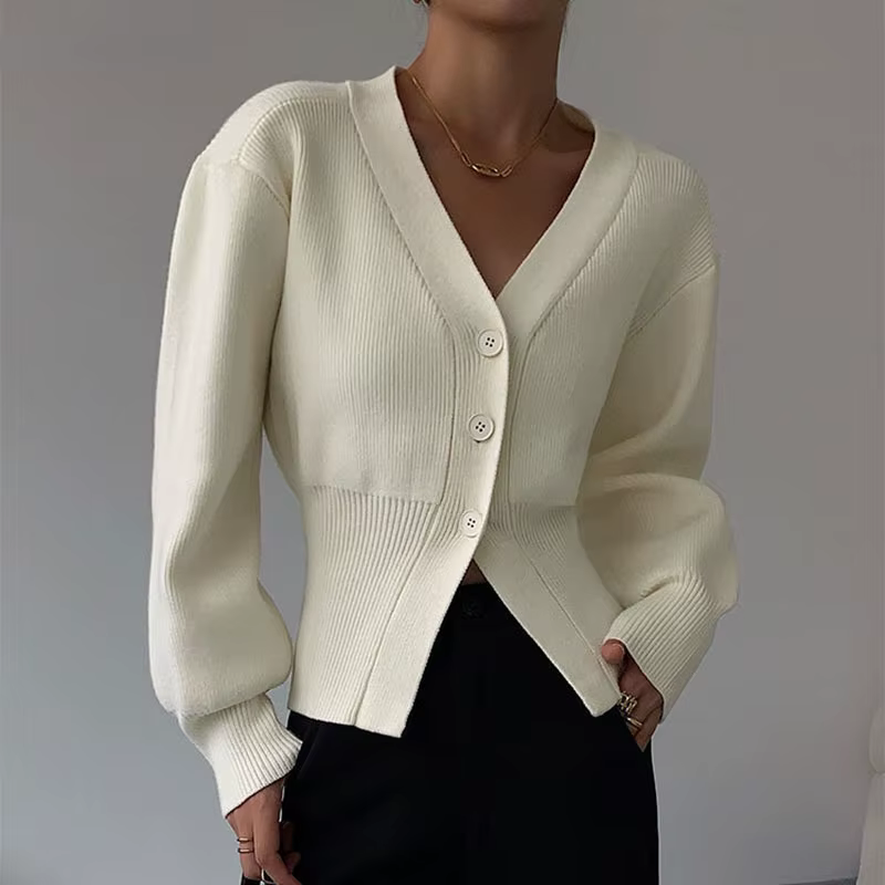 Cardigans à Manches Lanternes pour Femme