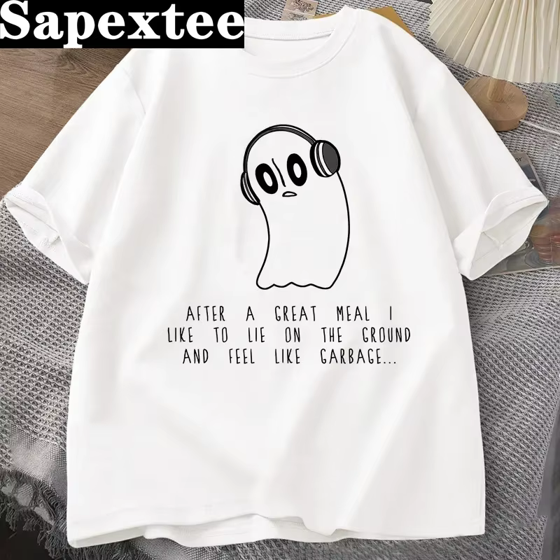 Napstablook Galaxy Undertale musique T-shirt hommes été coton à manches courtes femmes T-shirts décontracté col rond