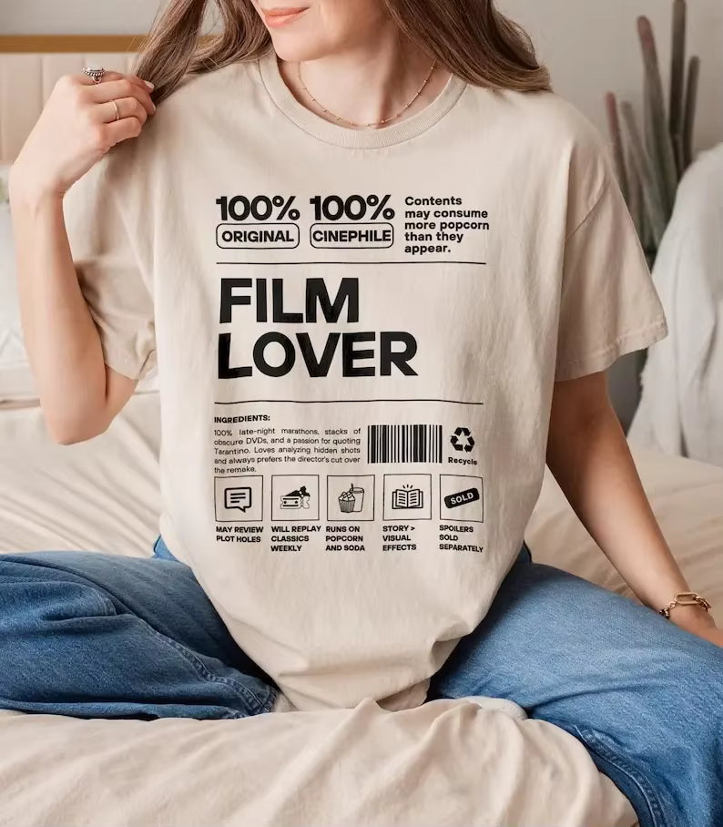 T-shirt amoureux du film