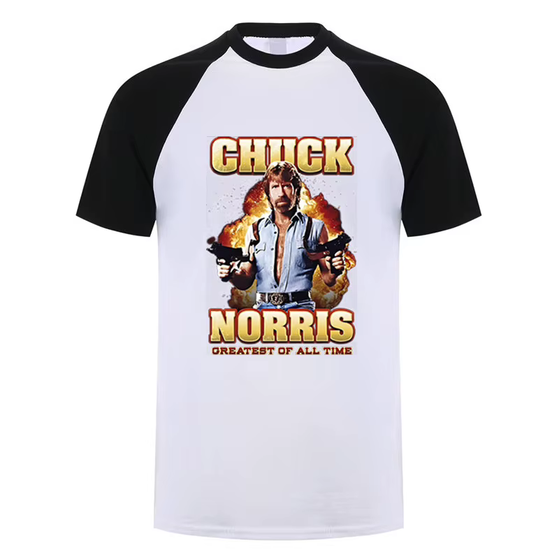 T-Shirt Chuck Norris en coton unisexe