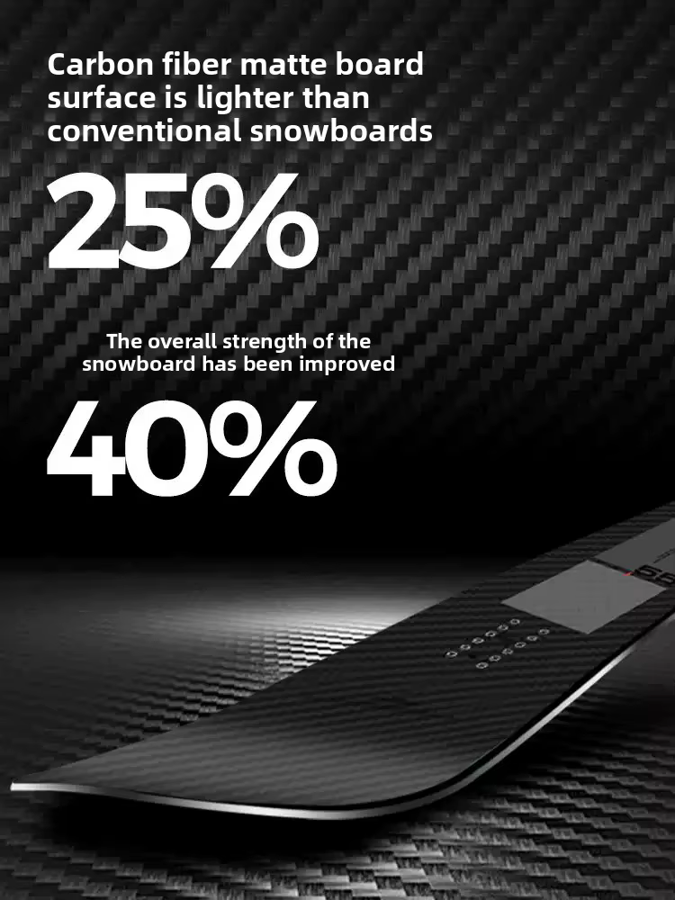 Skis tout-terrain en fibre de carbone