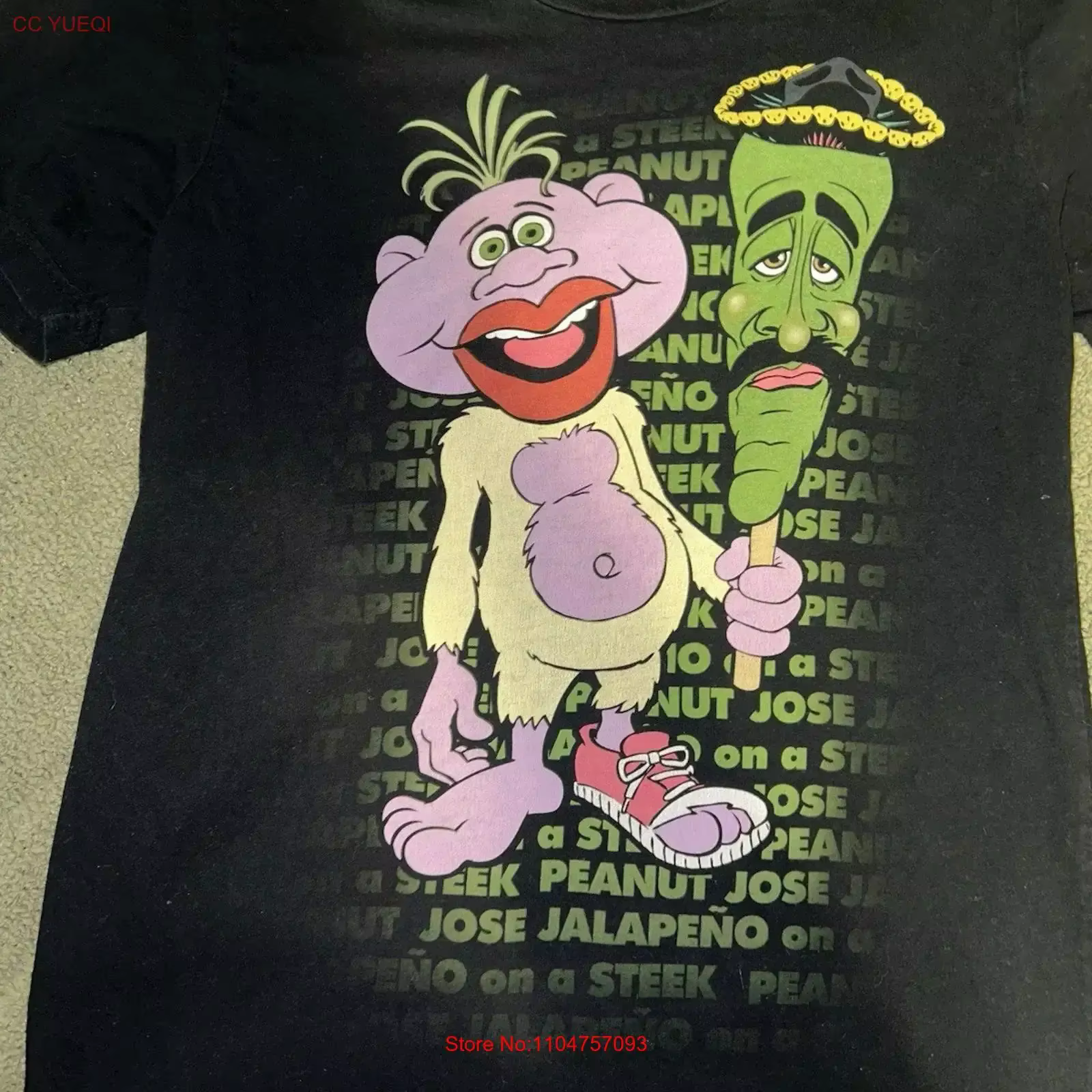 T-shirt Jeff Dunham Peanut et Jose Jalapeño pour homme