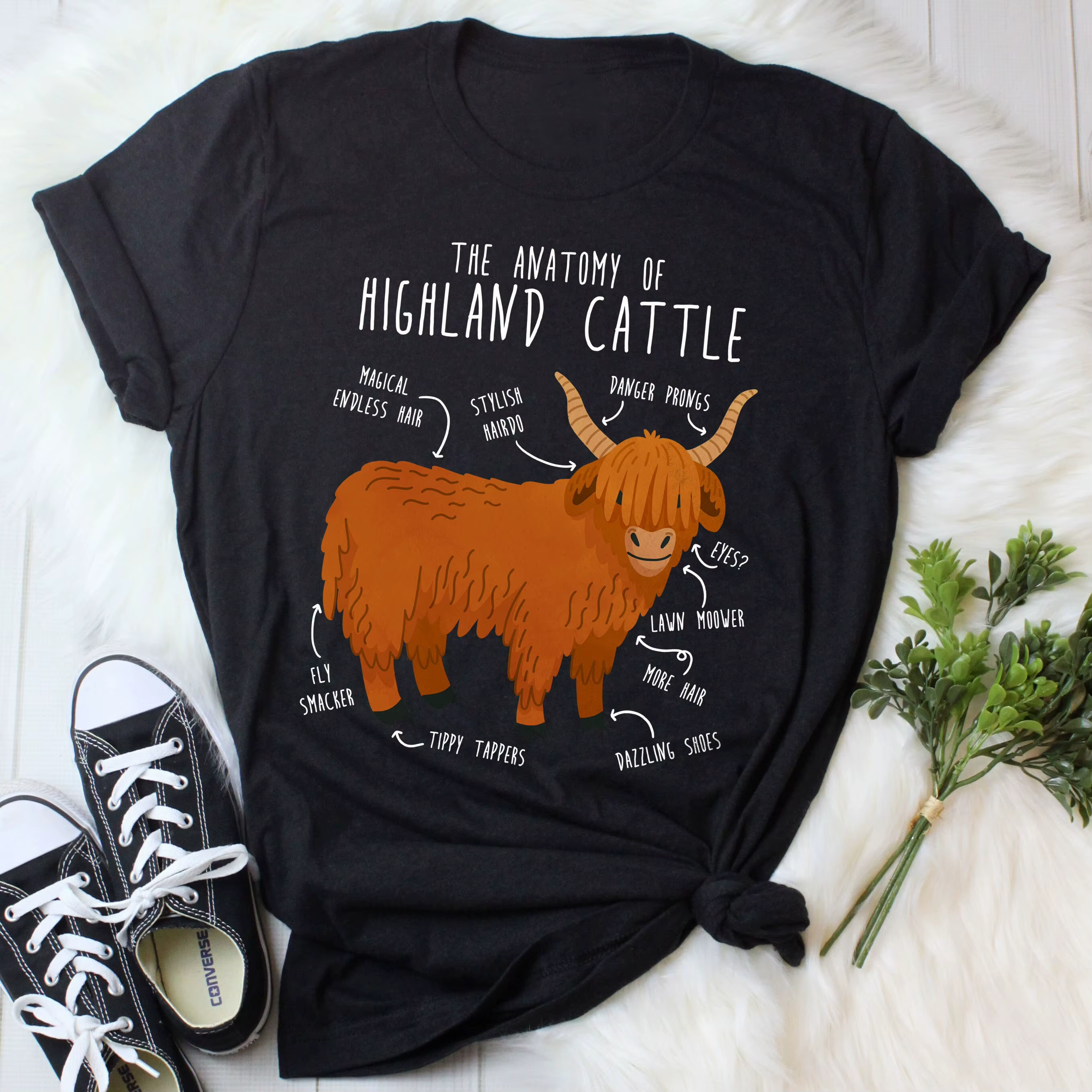 Chemise de vache des Highlands pour hommes