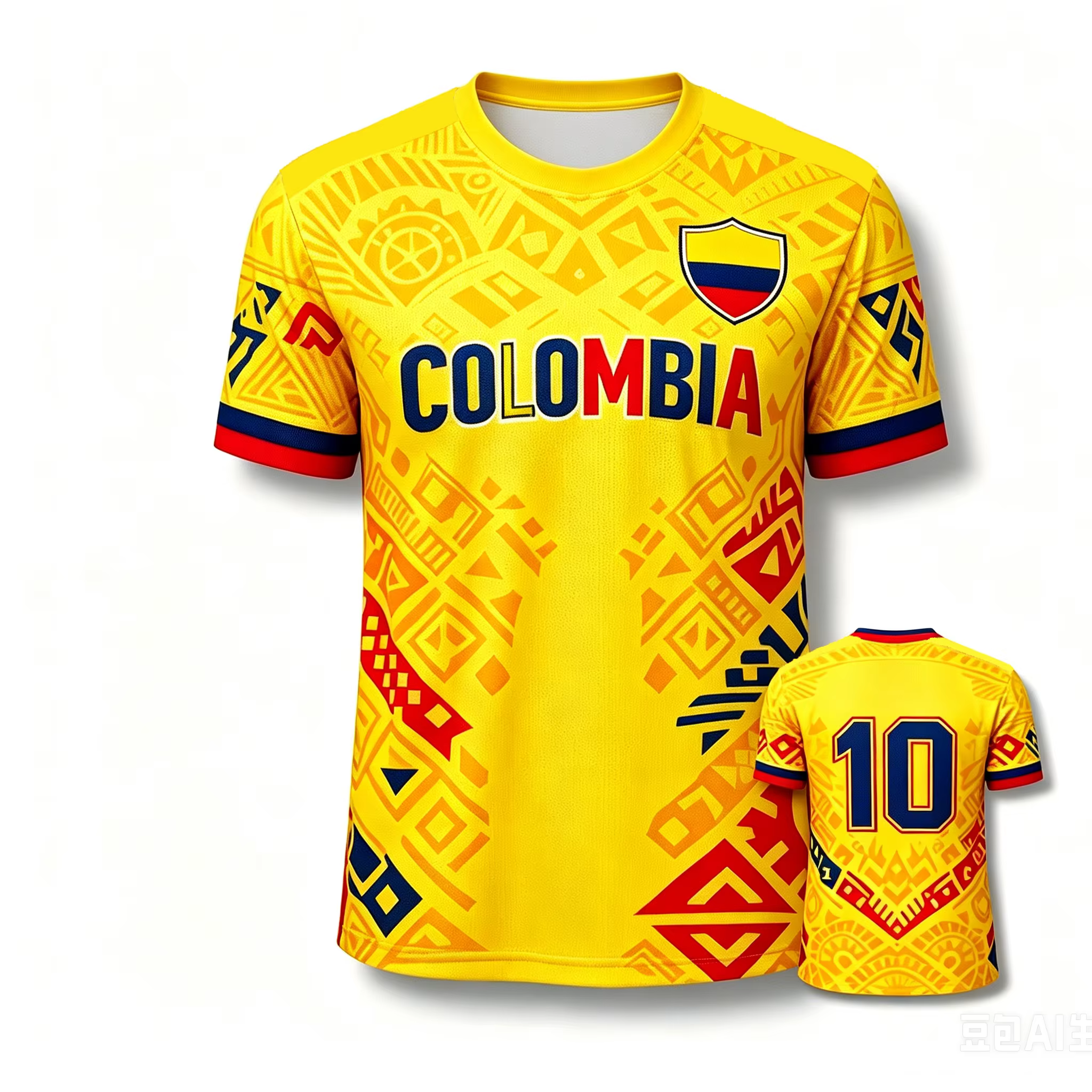 Columbia – chemise de Football 3D pour hommes
