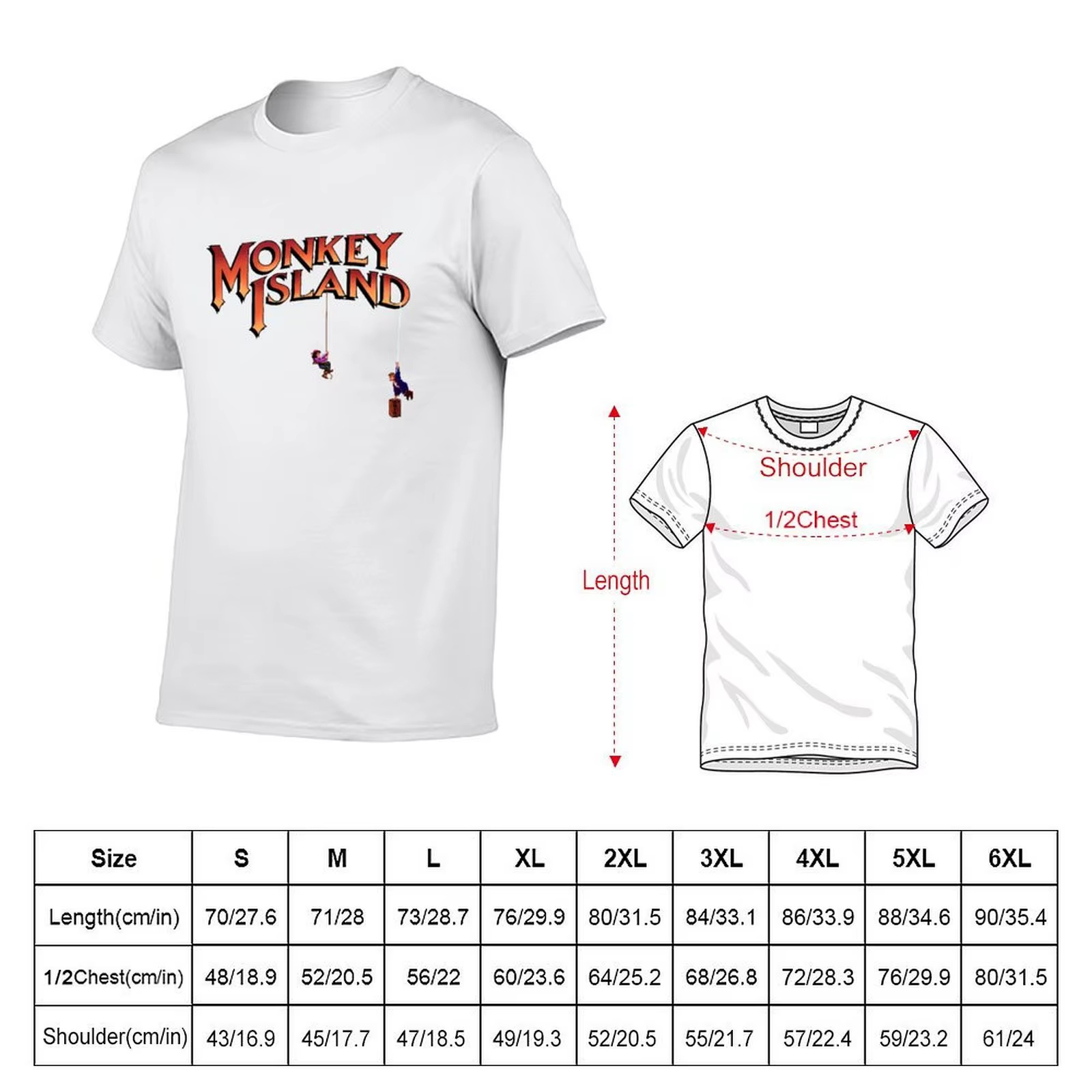 Monkey Island - Trésor trouvé! T-Shirt homme