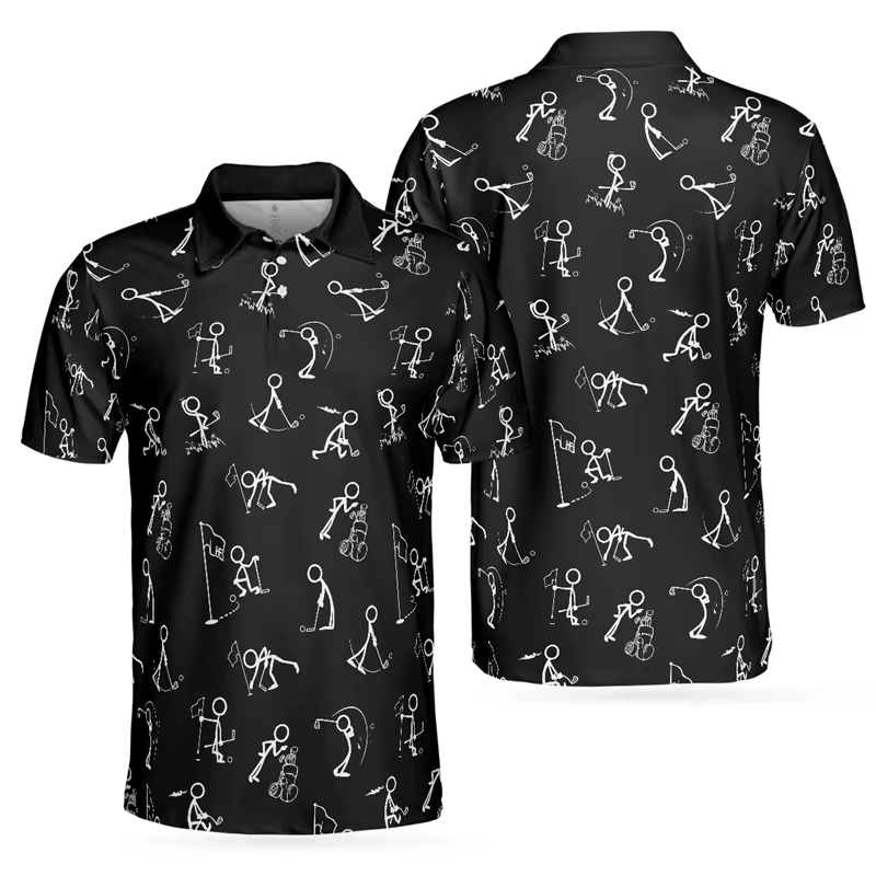 Mode luxe Bitcoin impression 3D polos à manches courtes pour hommes vêtements de haute qualité Golf t-shirts bouton POLO t-shirt hauts
