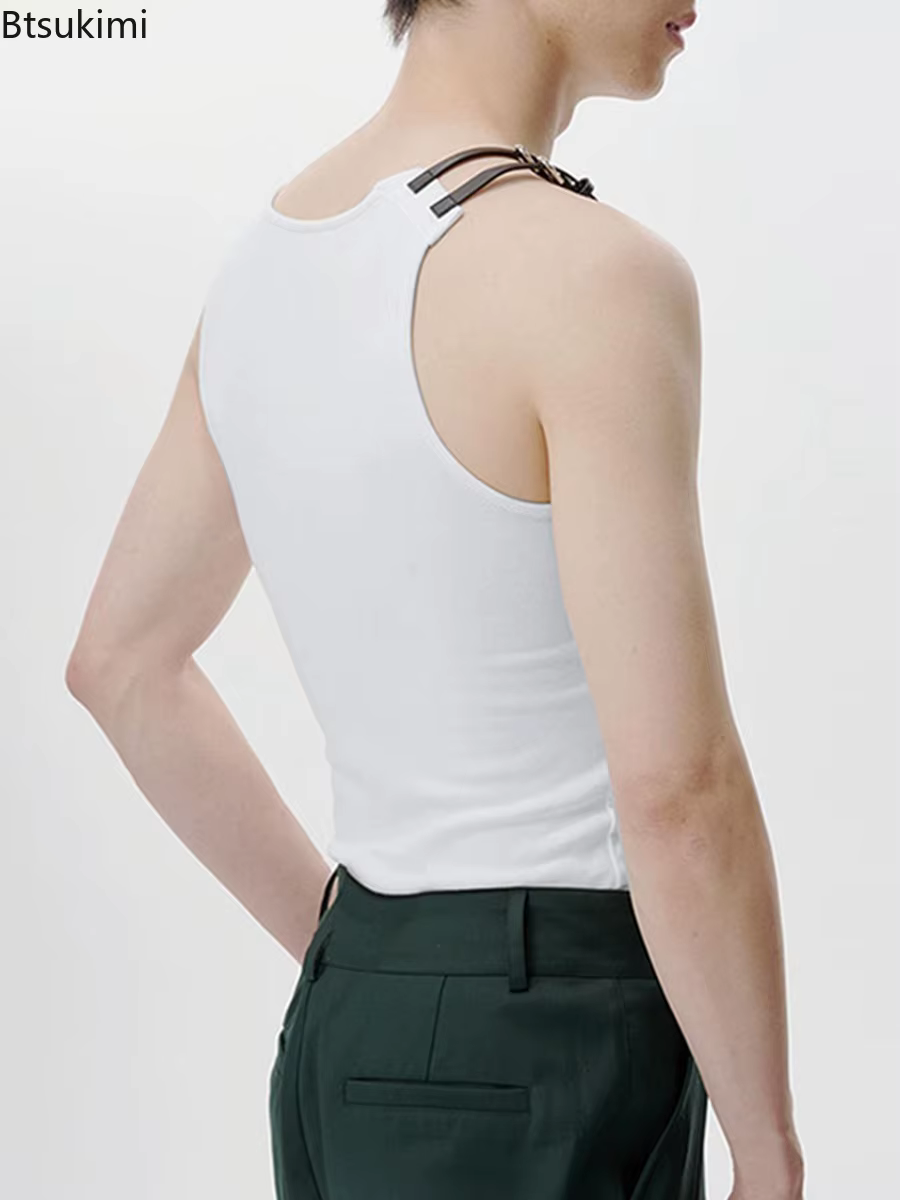 Débardeurs en coton sexy pour hommes