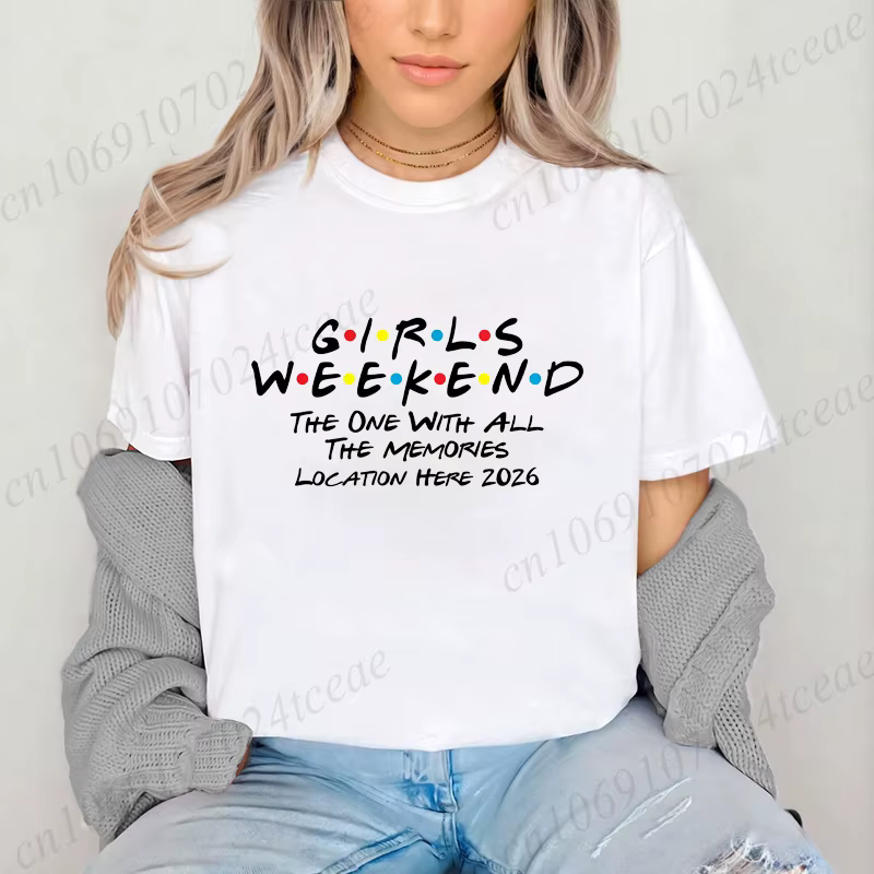 T-shirt pour filles pour le week-end