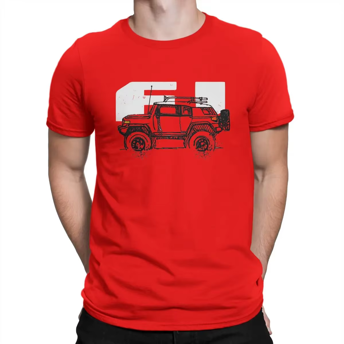 Fj été drôle t-shirt pour hommes femmes Fj Cruiser 4X4
