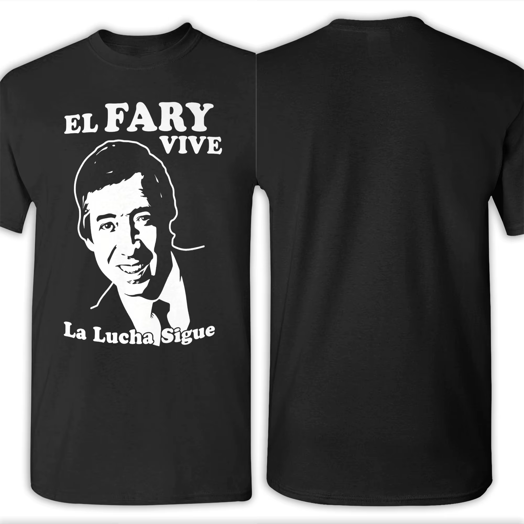 T-shirt surdimensionné d'été avec portrait du chanteur espagnol El Fary