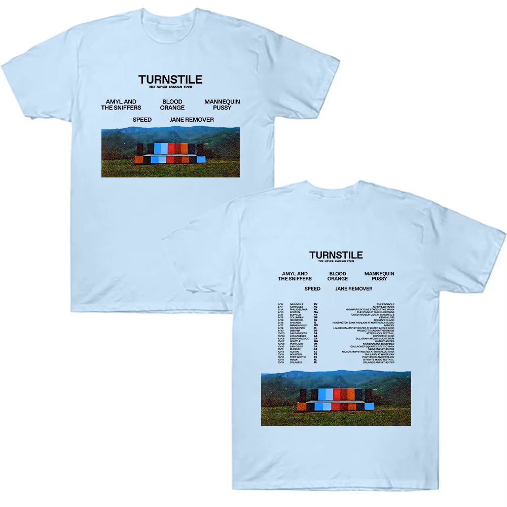 Tourniquet The Never Enough Tour2025 t-shirt cadeau pour Fan coton col rond manches courtes Hip Hop Rock Street