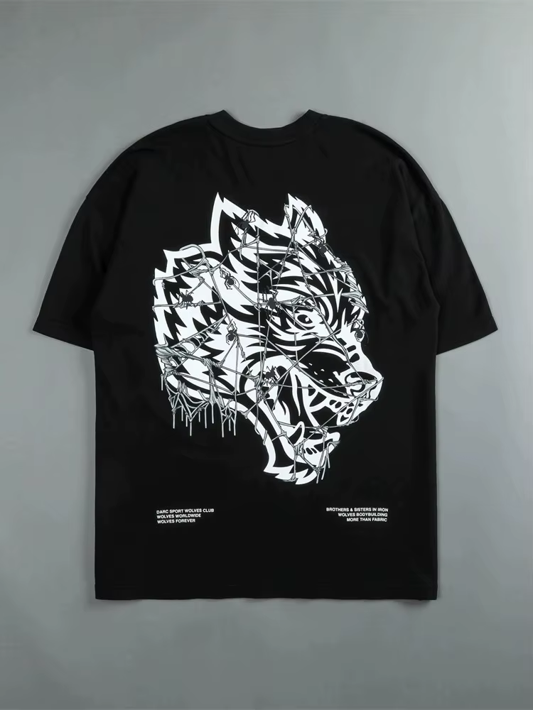 DARC sport décontracté ample à la mode T-shirt en coton à manches courtes