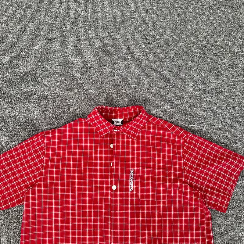 Chemises Mertra rouges pour hommes et femmes