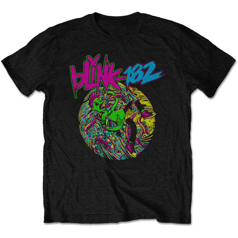 Roger Rabbit Blink-182 Band T-Shirt en coton avec motif pour hommes et femmes, Streetwear d'été