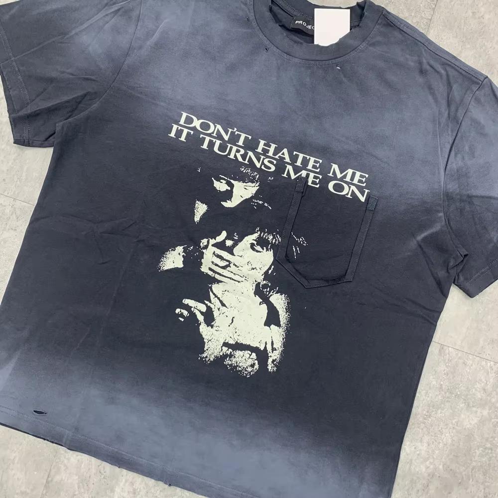 Yao mode marque de luxe Streetwear t-shirt hauts Vintage rétro ample hommes vêtements Grophics était vieux Y2k