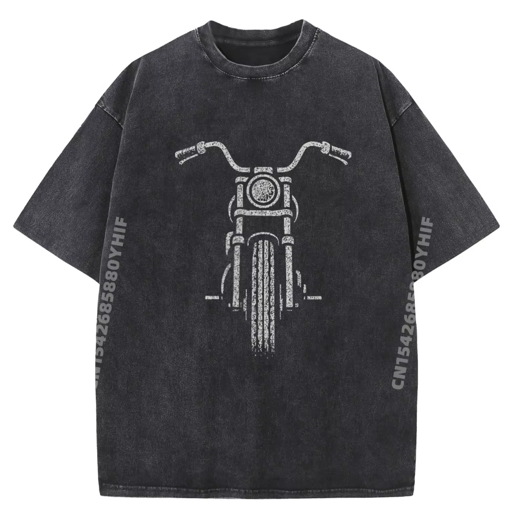 T-shirt graphique moto pour homme