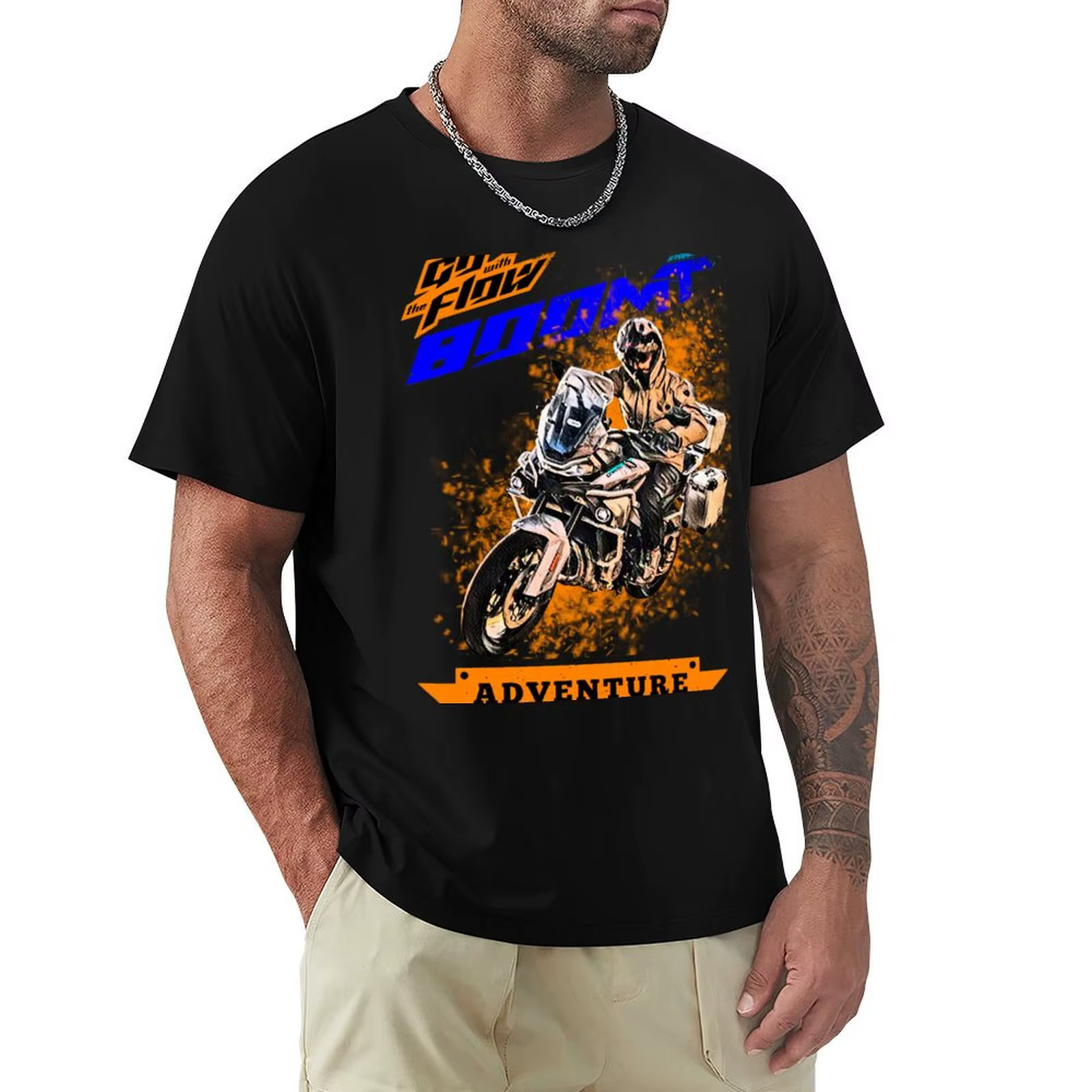CFMoto-T-Shirt pour Homme, Vêtement Esthétique, Pack, 800