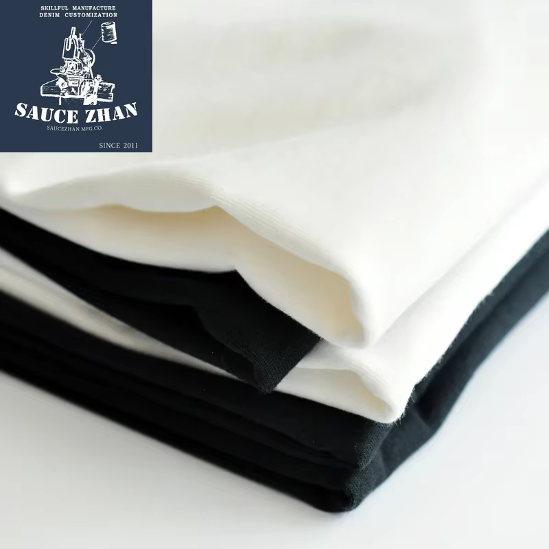 Hauts et t-shirts T-shirt homme manches courtes Anti-déformation Anti-rétrécissement Double tissu coton doux coupe