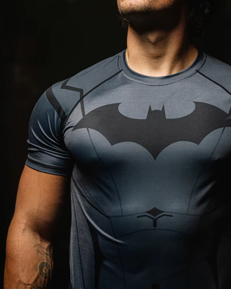 T-shirt de sport MMA DC Batman pour homme