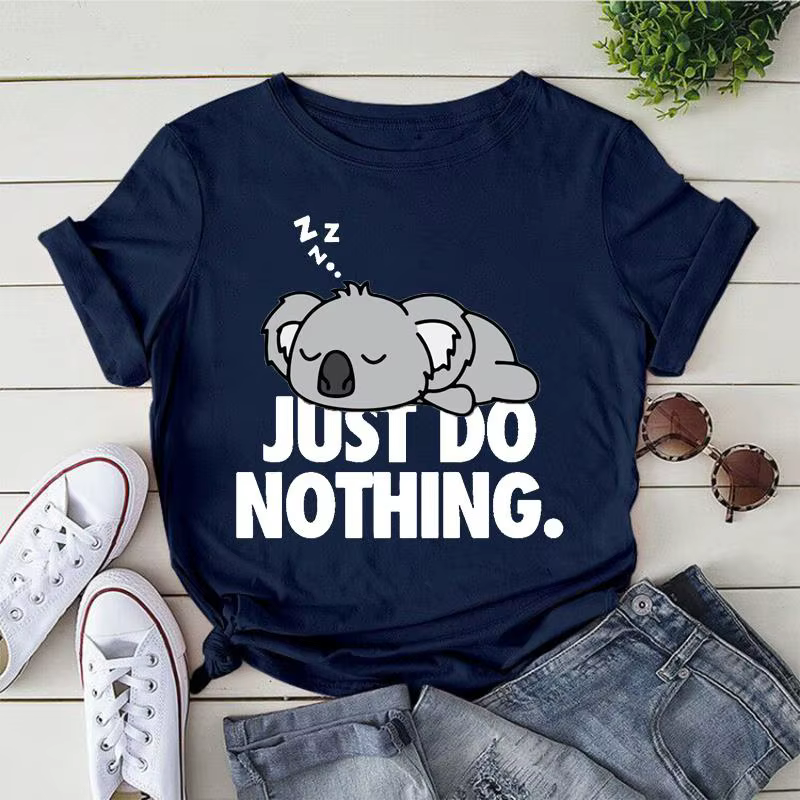 T-shirt manches courtes col rond femme
