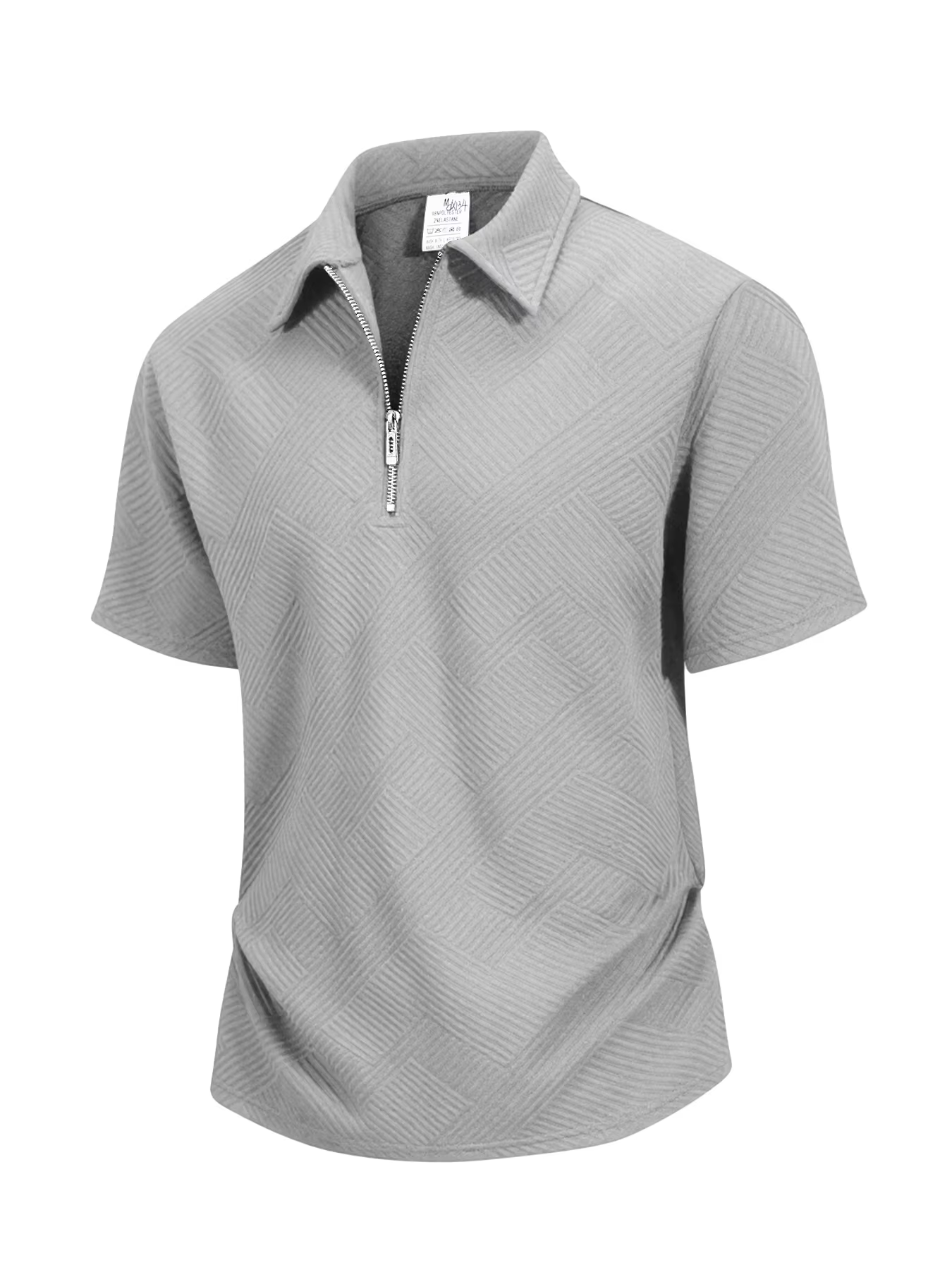 Polo mi-zippé pour homme