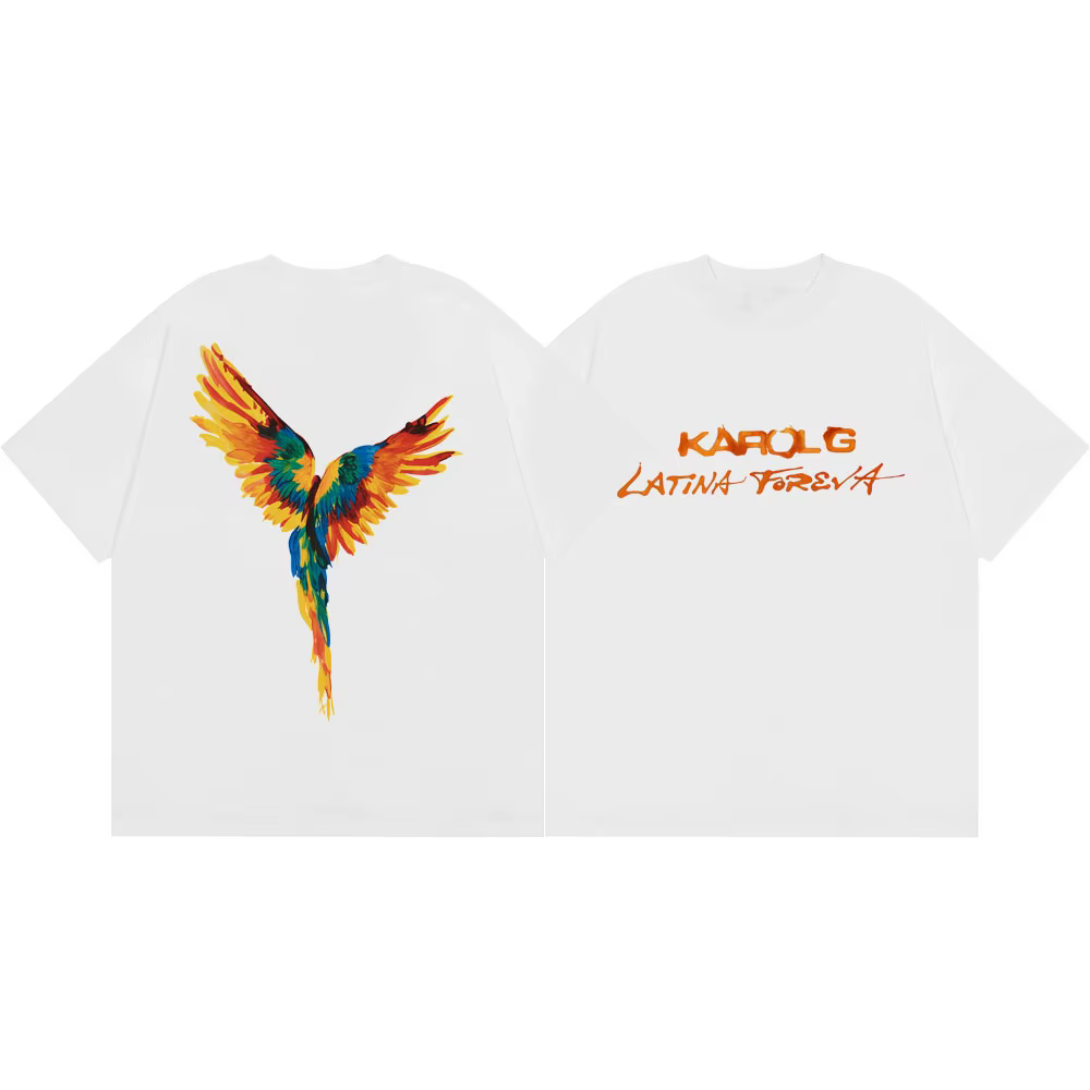 T-shirt graphique Singer Karol G Tour 2026 pour hommes et femmes