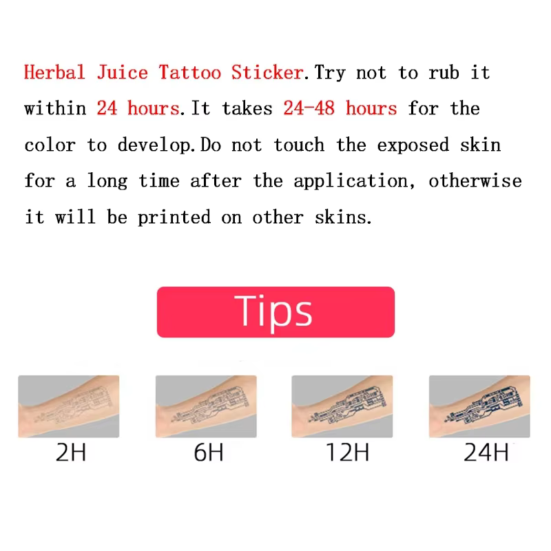Autocollant de tatouage de jus de plantes Totem asymétrique, demi-bras, tatouages temporaires imperméables pour hommes, tendance, Sexy, femme chaude, faux tatouage, cadeau, charme