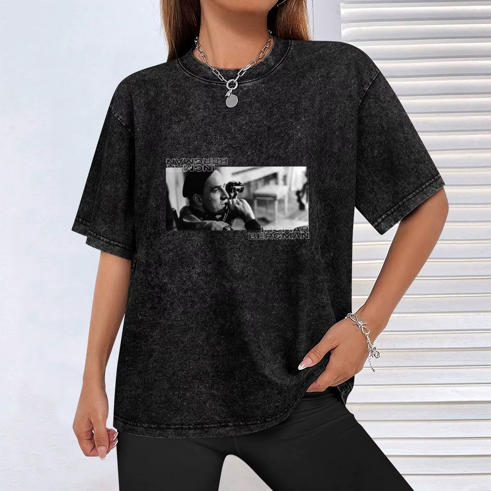 DIRECTORS / INGMAR BERGMAN T-Shirt à manches courtes imprimé All Match