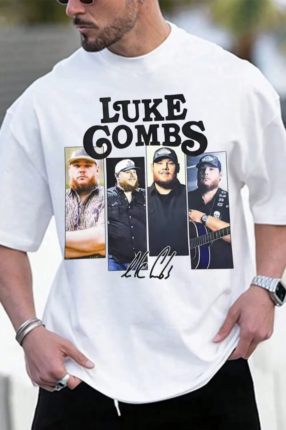 T-shirt graphique rétro 2026 Luke Combs pour hommes et femmes