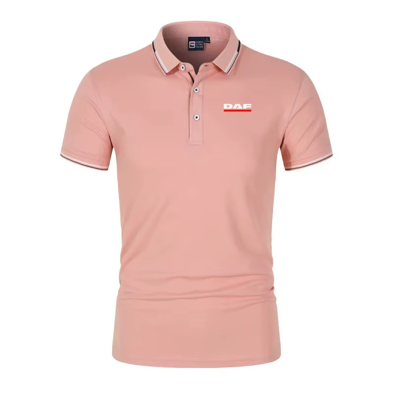 Polo décontracté à manches courtes pour homme