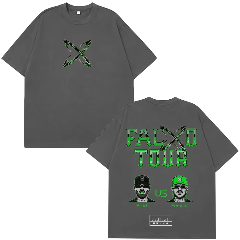 T-shirts imprimés Rapper Feid Ferxxo Tour 2026 pour hommes et femmes