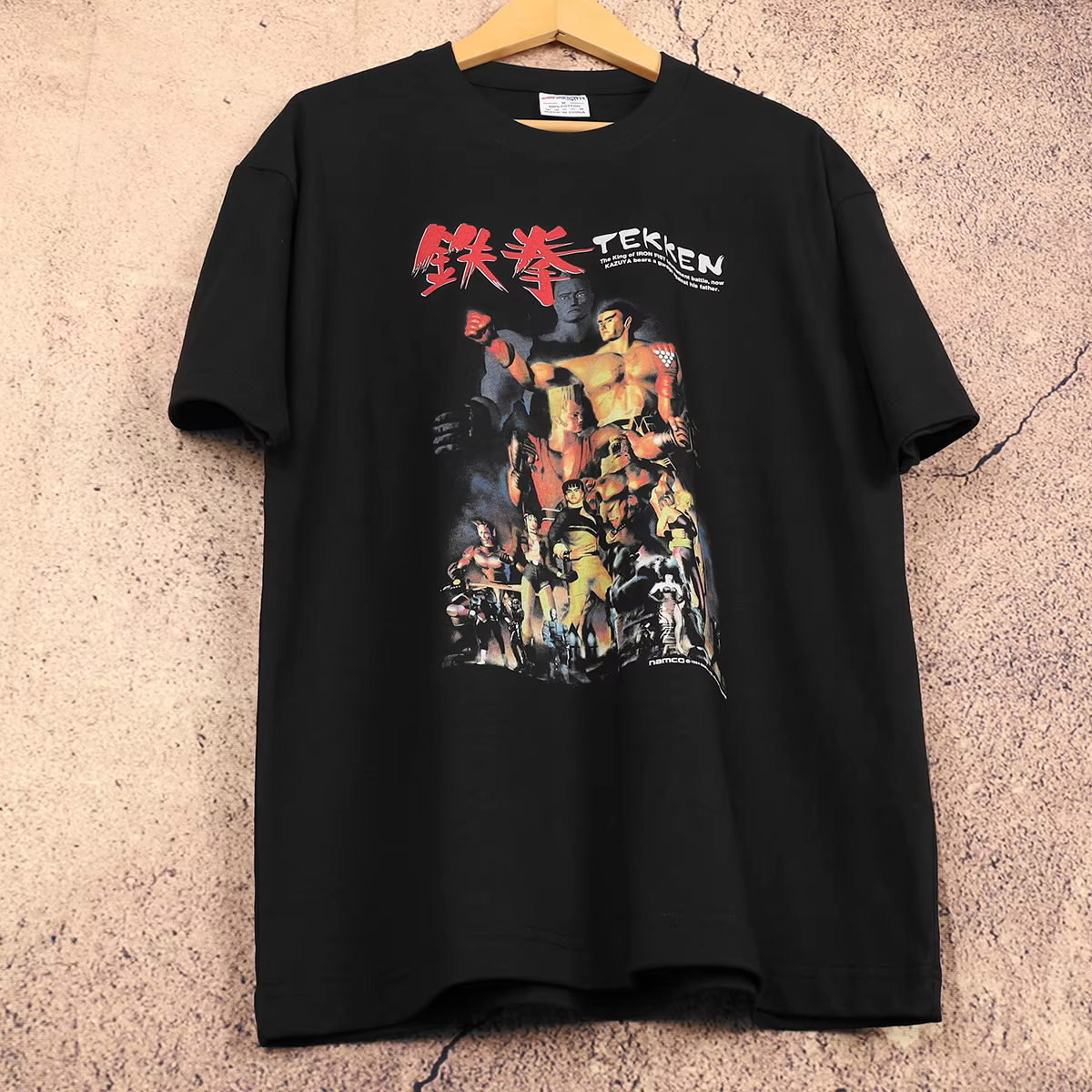 T-Shirt Tekken classique FTG Arcade Fighting Game Combat KOF King Jin, vêtements imprimés à manches courtes, coupe ample, chemises en coton pour hommes