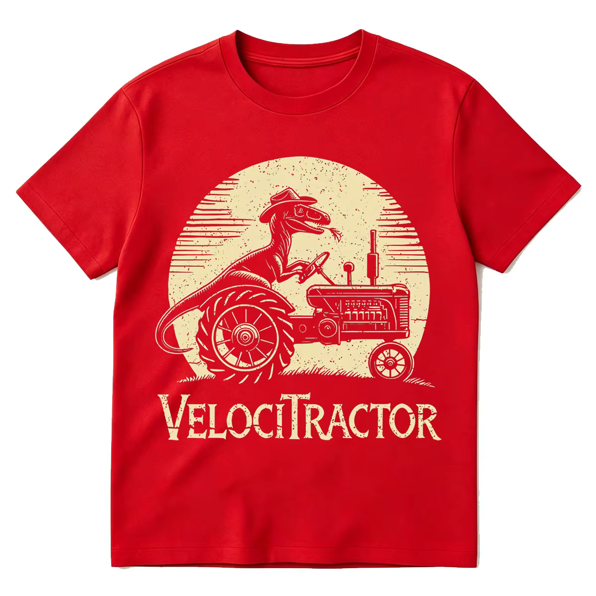 T-shirt graphique VelociTractor drôle pour hommes et femmes