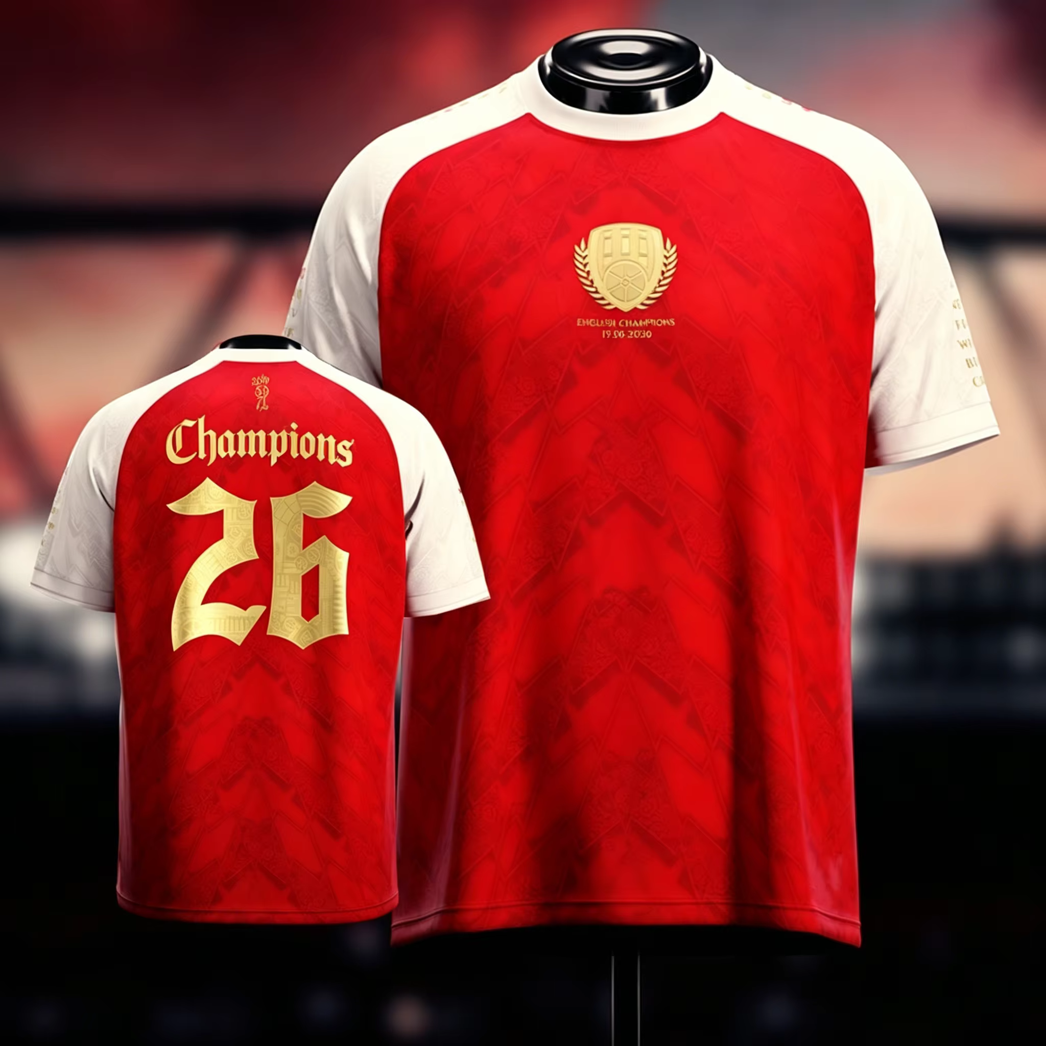 Maillot des champions anglais AFC 2026