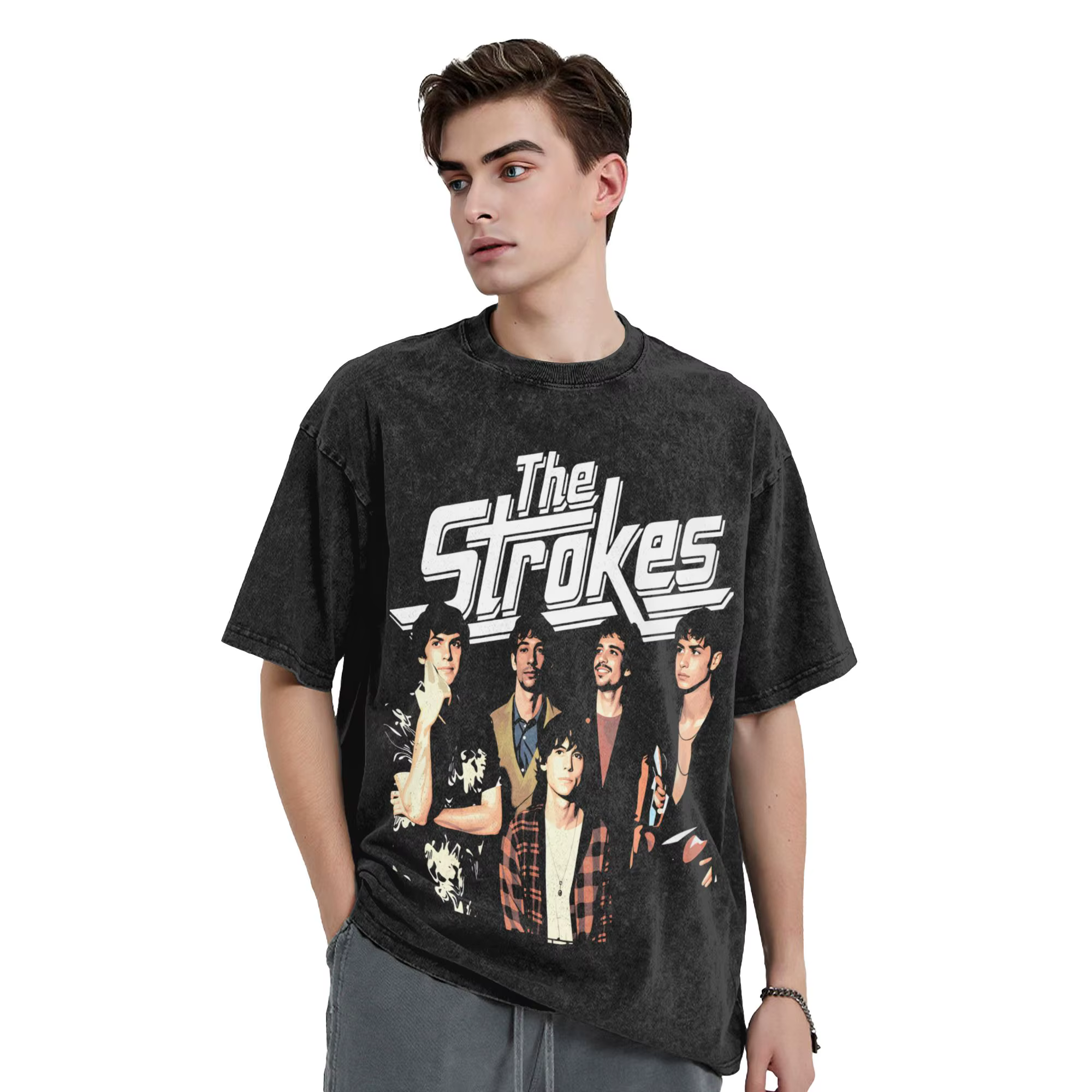T-shirt The Strokes Band pour hommes