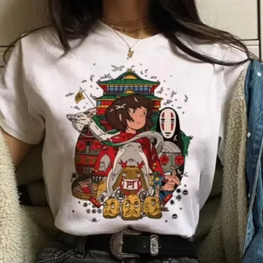 T-shirt d'été à la mode Totoro pour garçons et filles