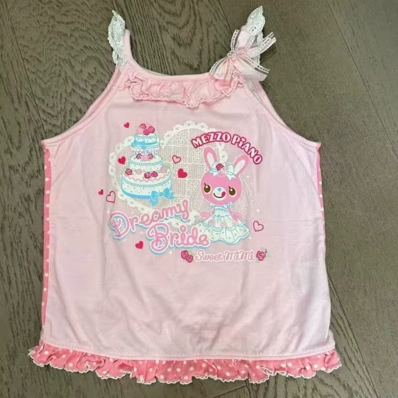 Sous-culture T-shirts femmes décontracté Y2k culture hauts 2000s Vintage Harajuku